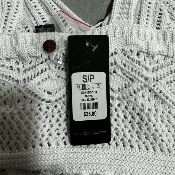 Forever 21 Crochet Button Up Top - Picture 3 of 3